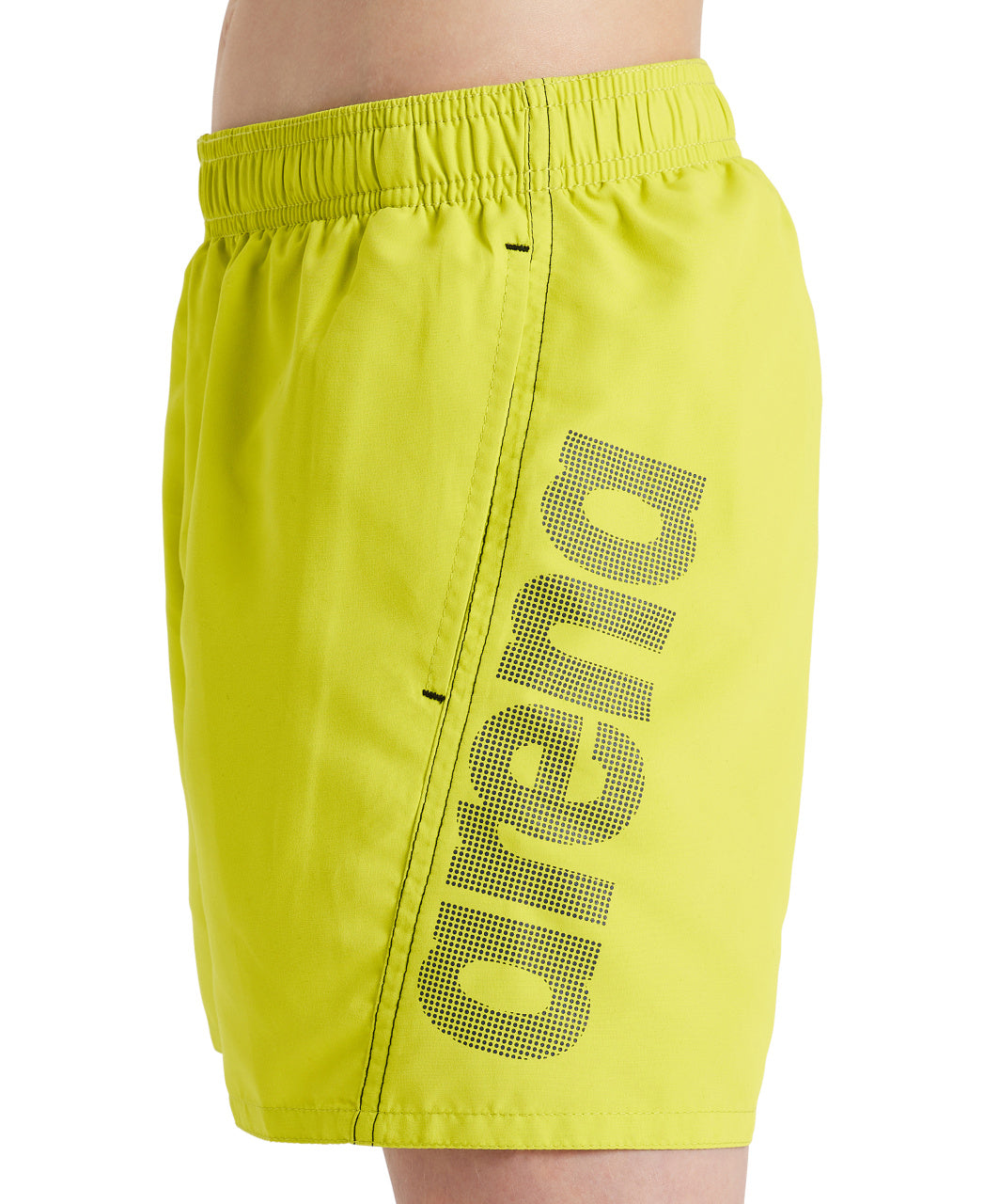 Fundamentals boys' swim shorts, bright yellow