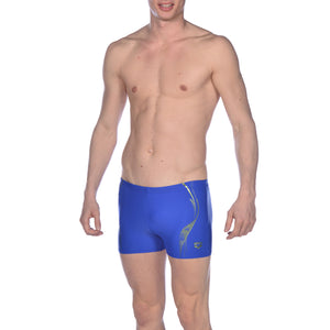 Slinky boxer badbyxor för män, blå