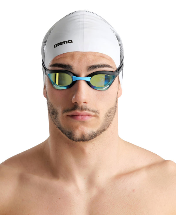 Cobra Core Swipe Mirror, aqua black