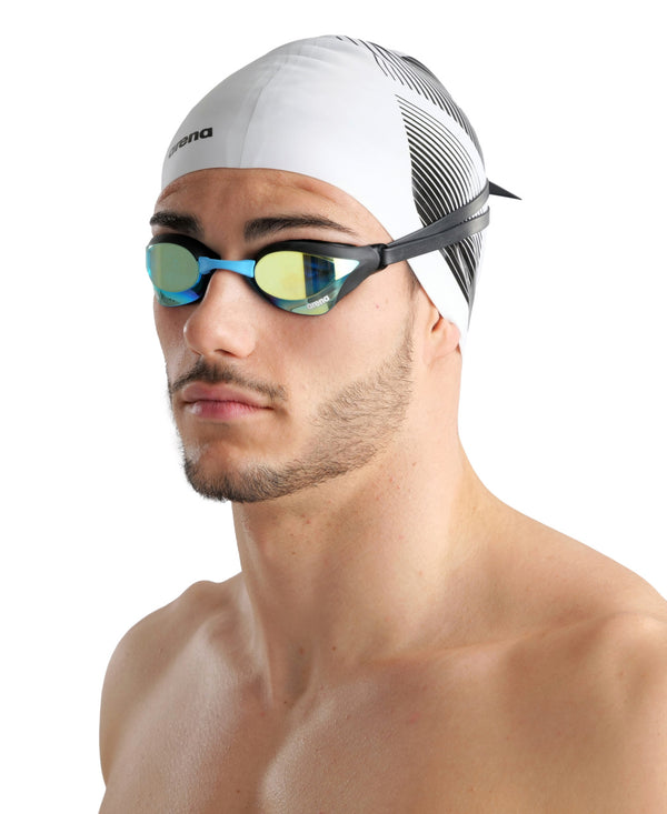 Cobra Core Swipe Mirror, aqua black