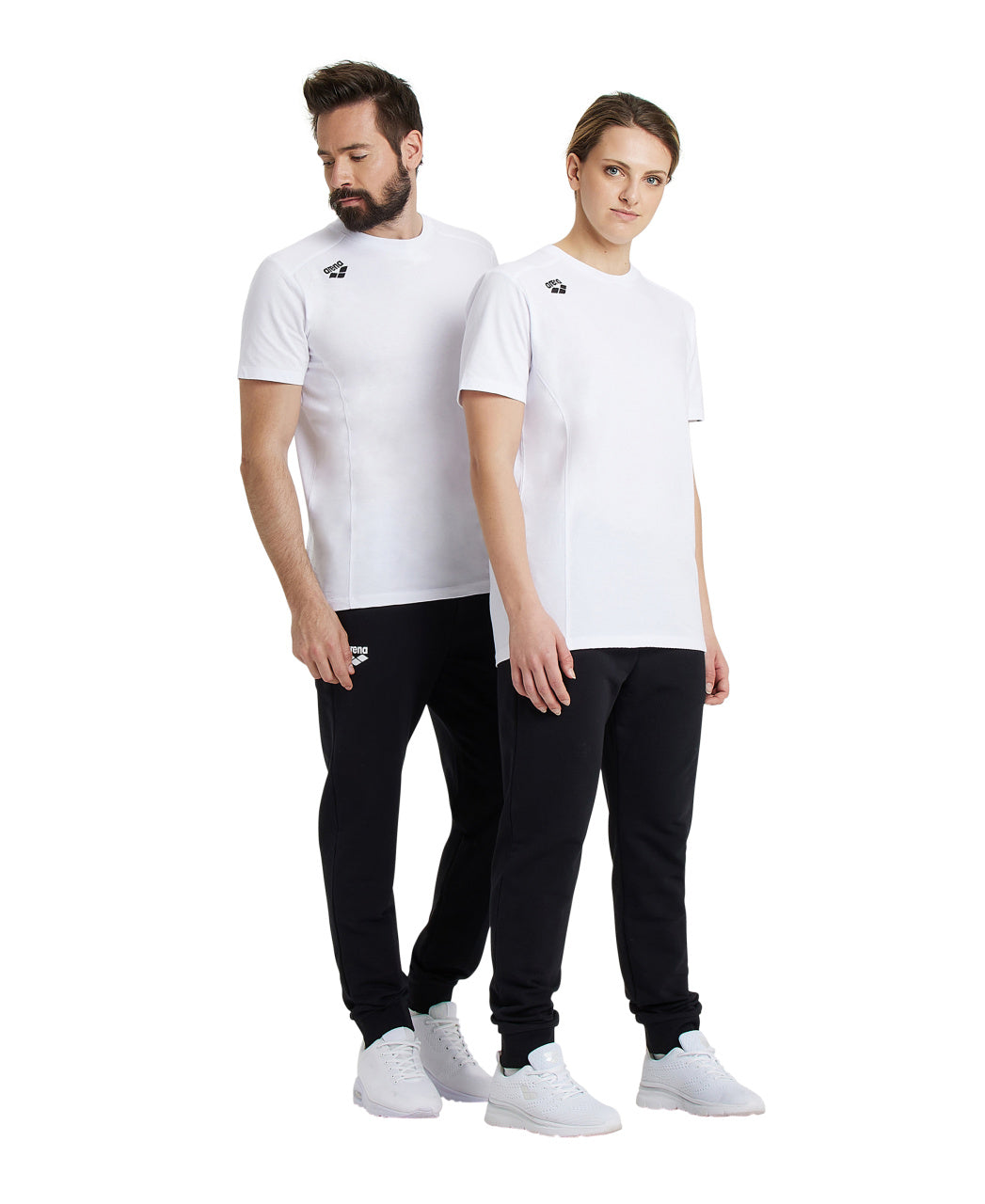 Team Panel T-shirt, vit