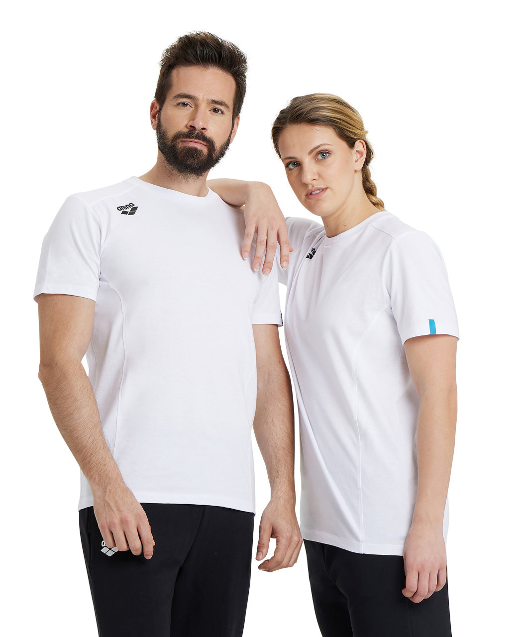 Team Panel T-shirt, vit