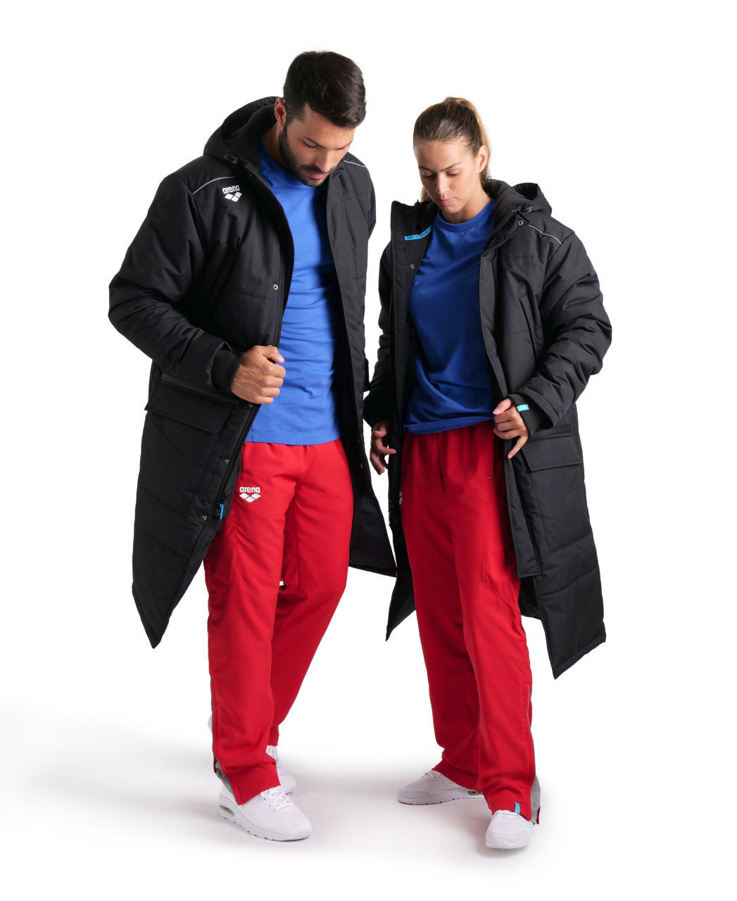 Team Parka Solid jacka, svart