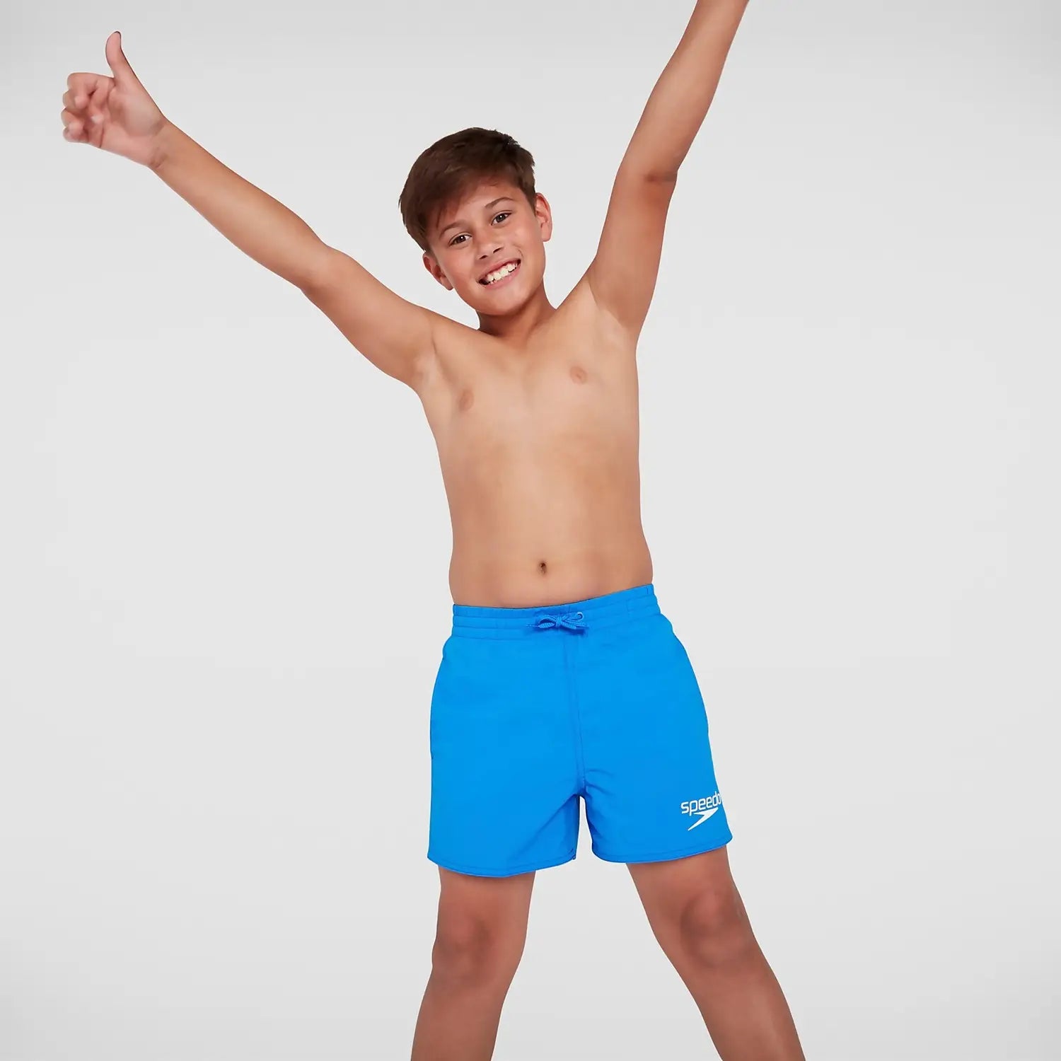 Watershort Essential Jr 13" Badshorts för små pojkar, storlekar 116-128 cm, blå