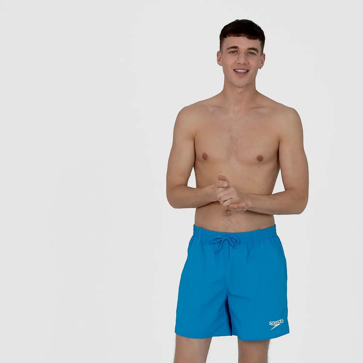 Watershort Essentials 16" men's swim shorts, blue (Bondi)