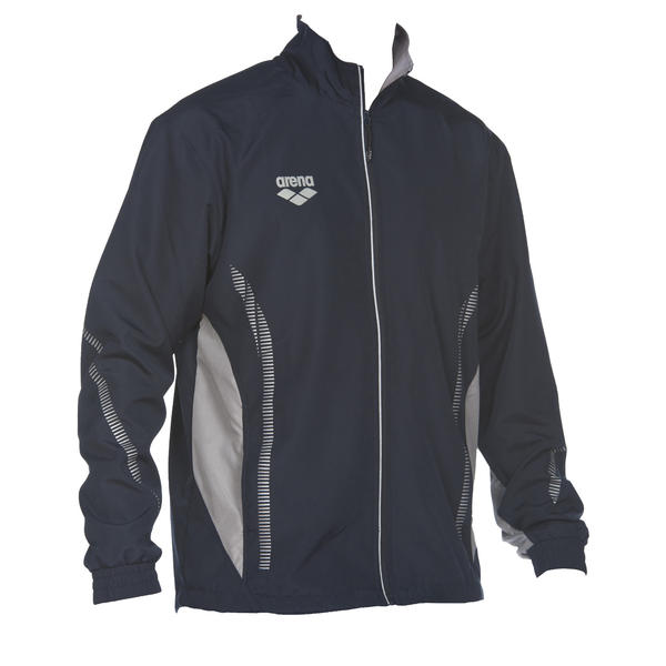 Teamline junior windbreaker jacket, navy blue