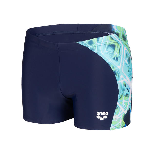 Swim Short Placement badbyxor för män, blå