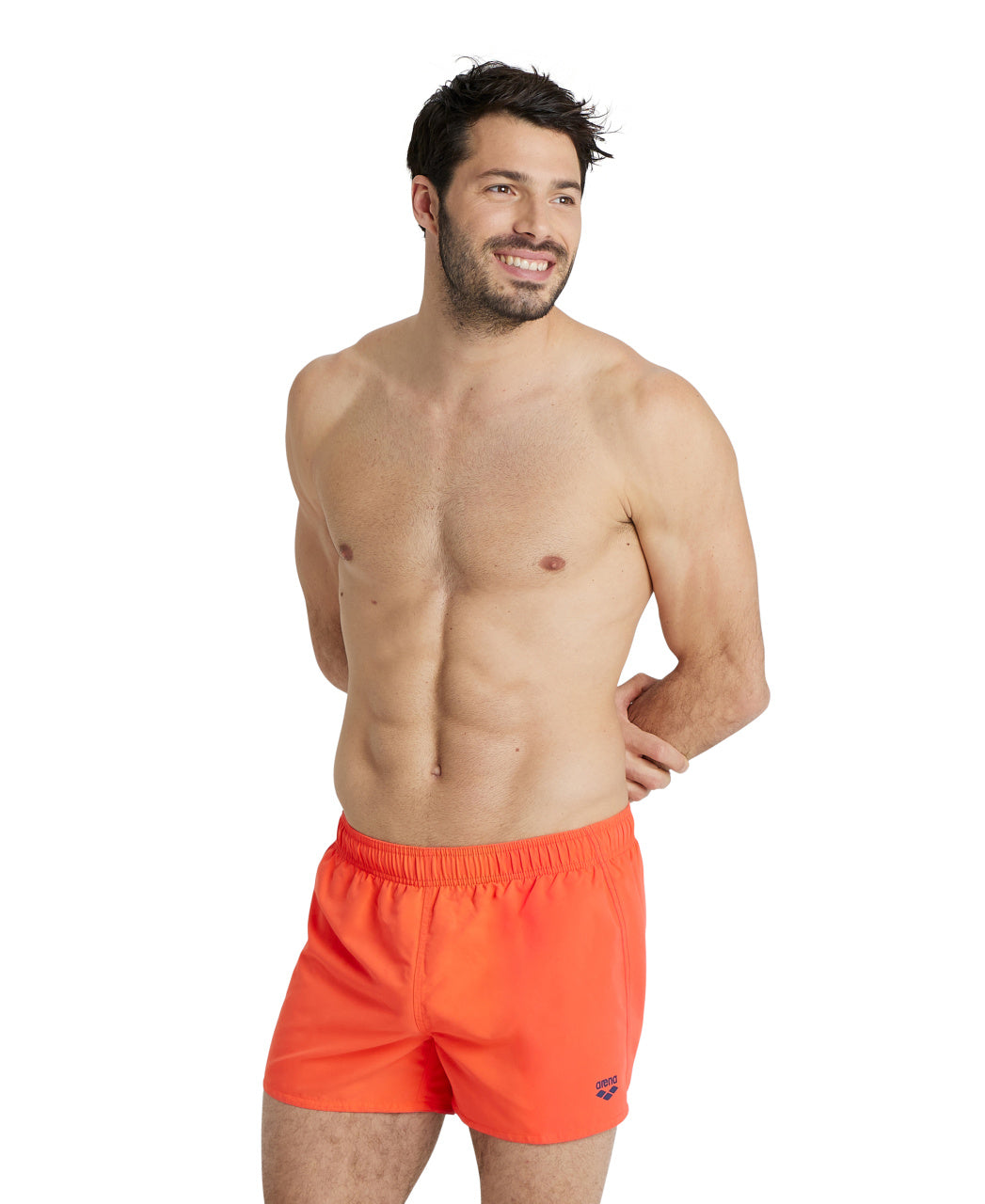 Fundamentals X-Short badshorts för män, orange
