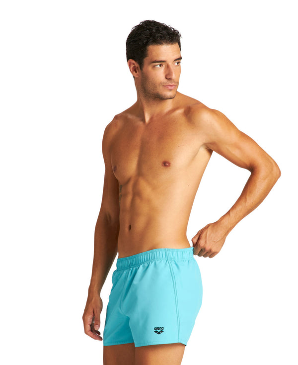 Fundamentals korta badshorts för män, ljusblå
