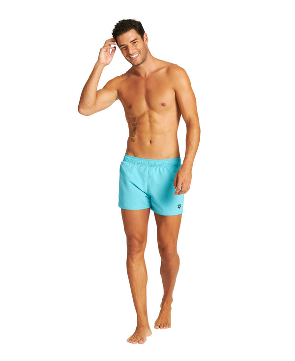 Fundamentals korta badshorts för män, ljusblå