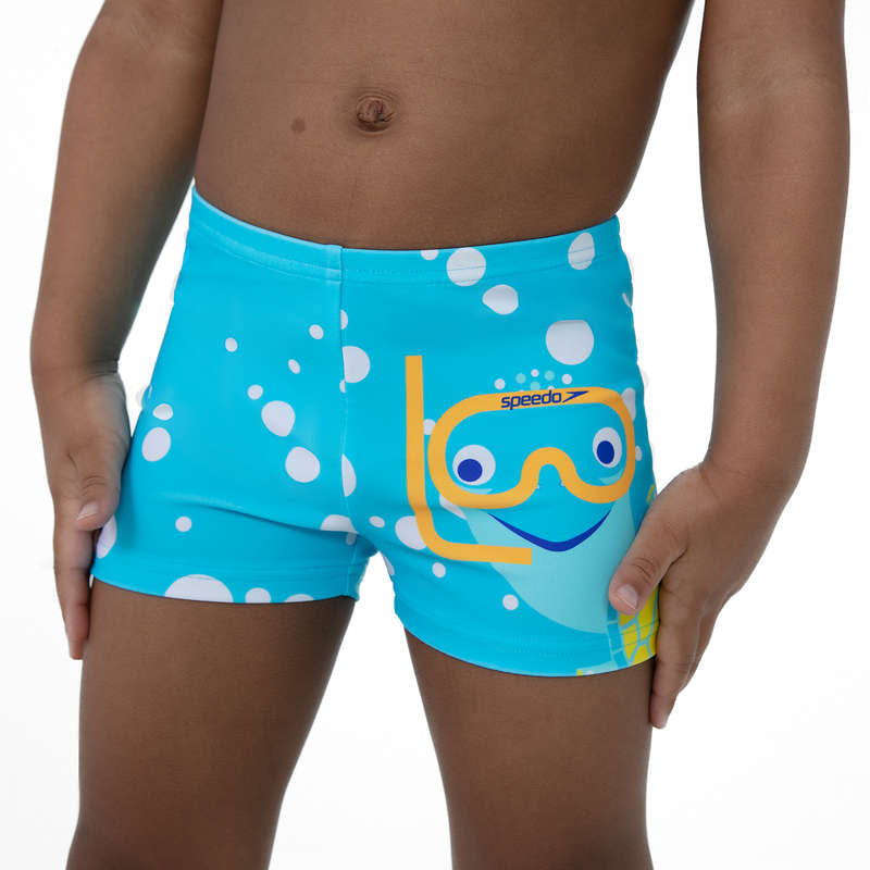 Tommy Turtle Placement Aquashort Badbyxor för pojkar