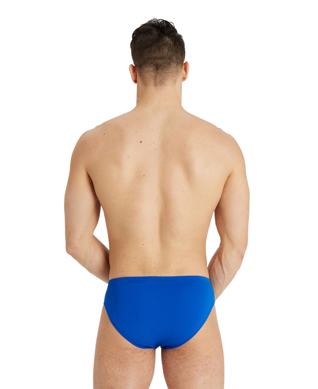 Solid Brief men's swimming trunks, light blue