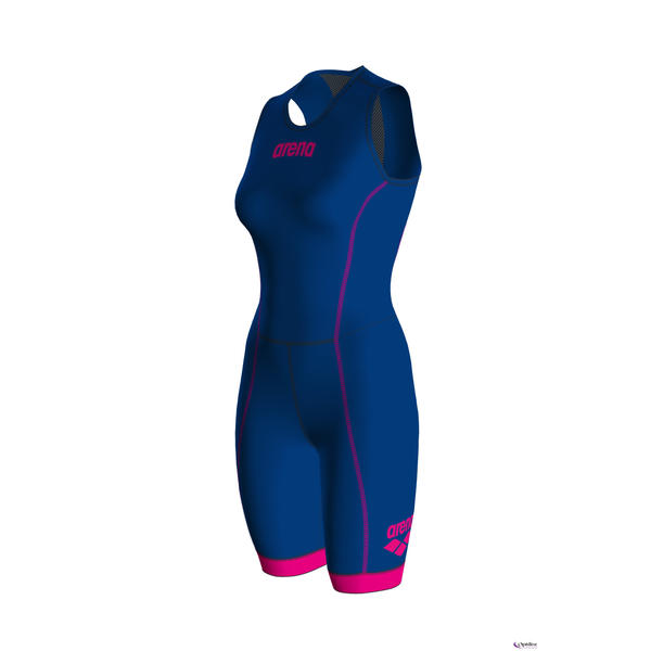 TriSuit ST med dragkedja bak, dam, svart L