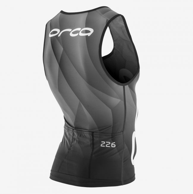 226 Tri Tank Triathlontröja för män, svart