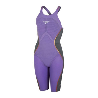 Fastskin LZR Pure Intent Openback Kneeskin Tävlingsdräkt för kvinnor, lila