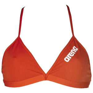 Rejäl bikiniöverdel för kvinnor, röd