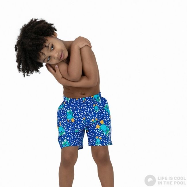 Watershort Corey Croc Allover simshorts för pojkar