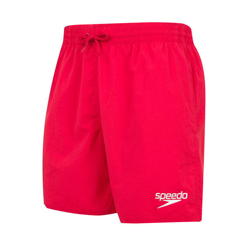Watershort Essentials 16" men's swimming shorts, red
