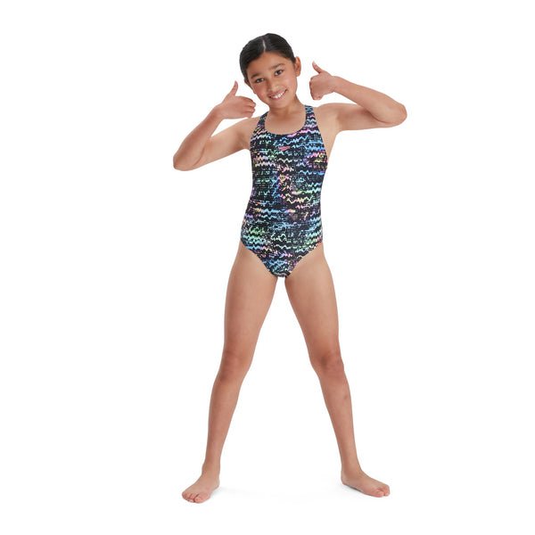 Allover Medalist tyttöjen uimapukuSpeedo