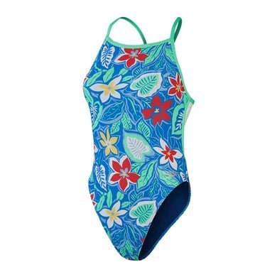 Allover V - back naisten uimapuku, sininenSpeedo