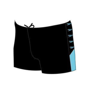 Boom Logo Splice badbyxor för män, svart-blå