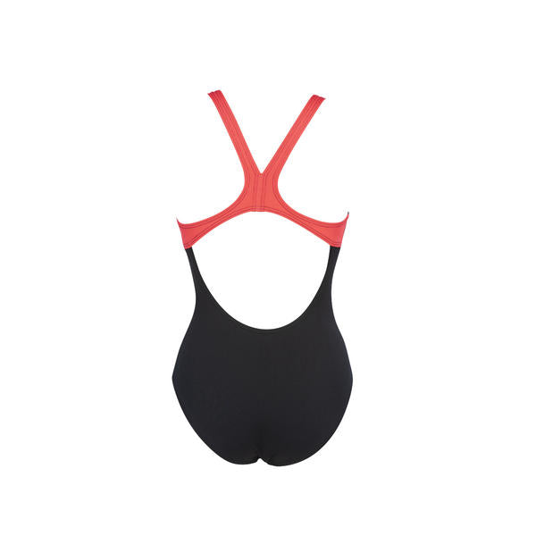Essentials SwimPro väst baddräkt för kvinnor, svart-röd