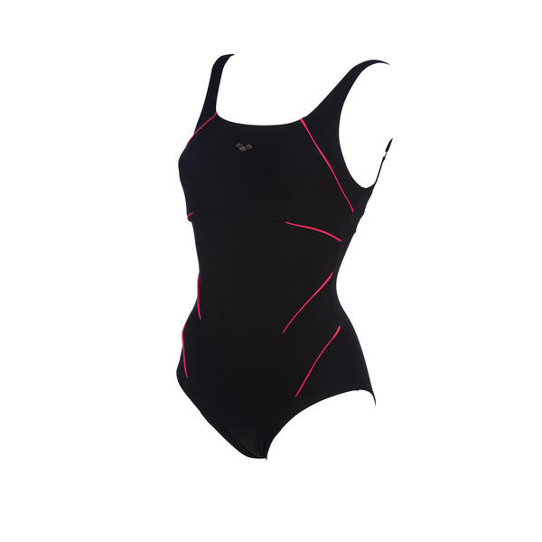 Jewel women's swimsuit, black-red