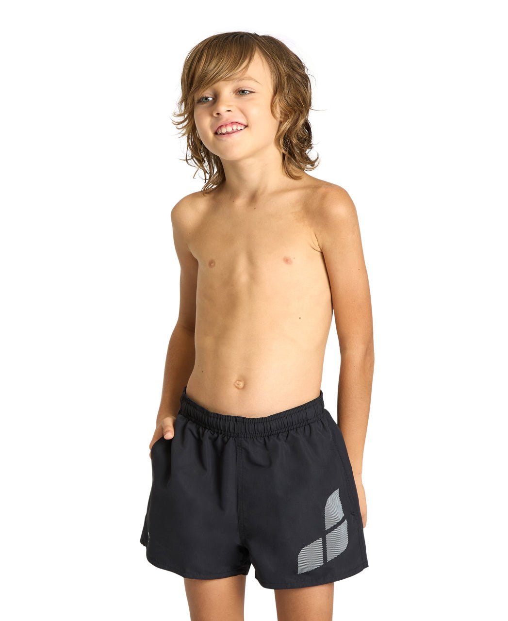 Beach Short Logo poikien uimahousut, mustaArena