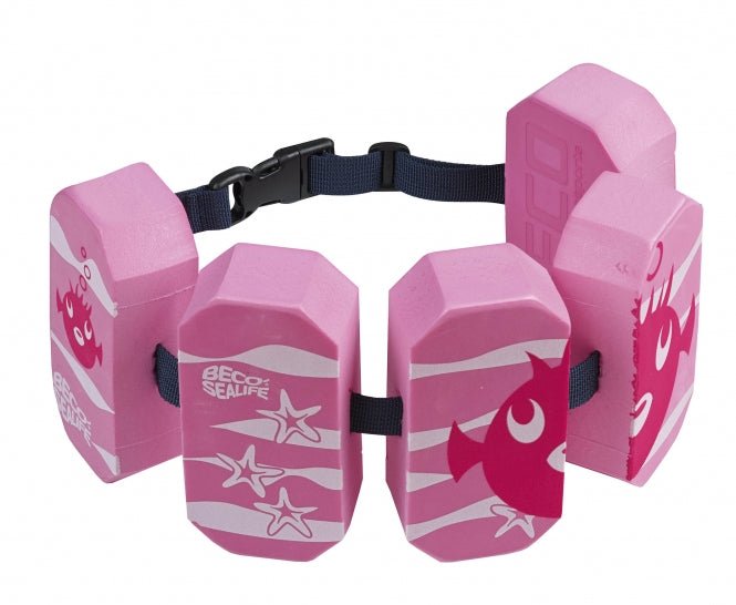 Beco Sealife lasten pinkki uintivyö viidellä kellukkeella, 15–30 kg, 2–6-vuotiaille