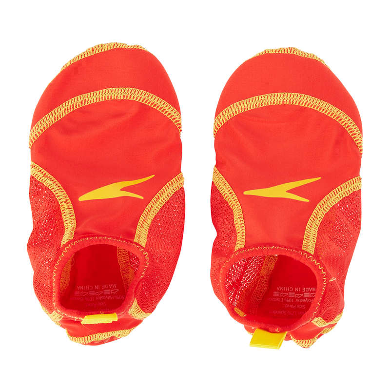 Poolsocka Junior poolstrumpor, orange