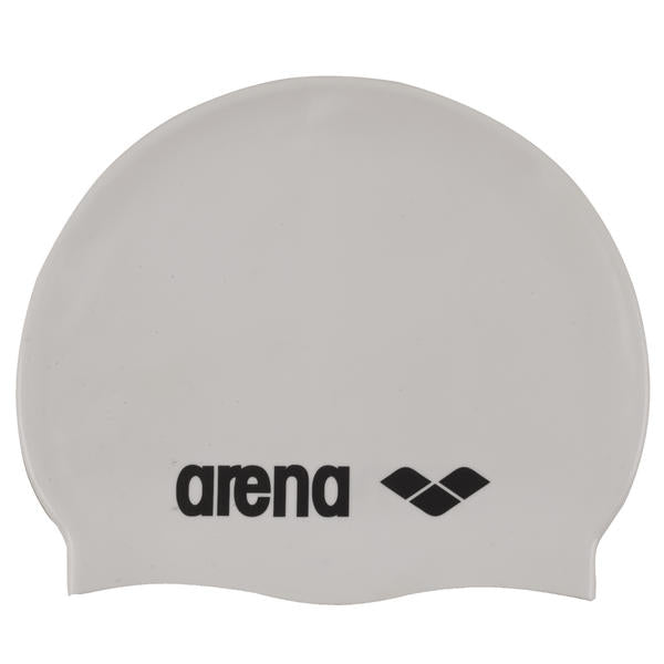 Classic Silicone uimalakki, valko - mustaArena