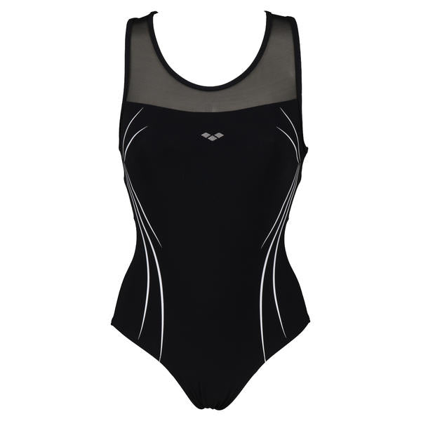 Julie B-cup Cross Back dambaddräkt, svart