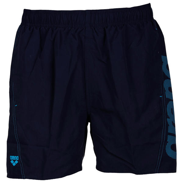Fundamentals Logo men's swim shorts, navy blue