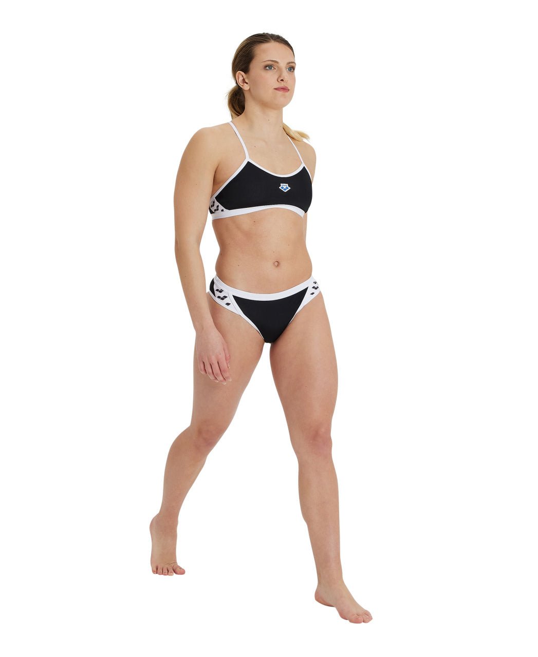 Icons ECO naisten bikinit, valko - mustaArena