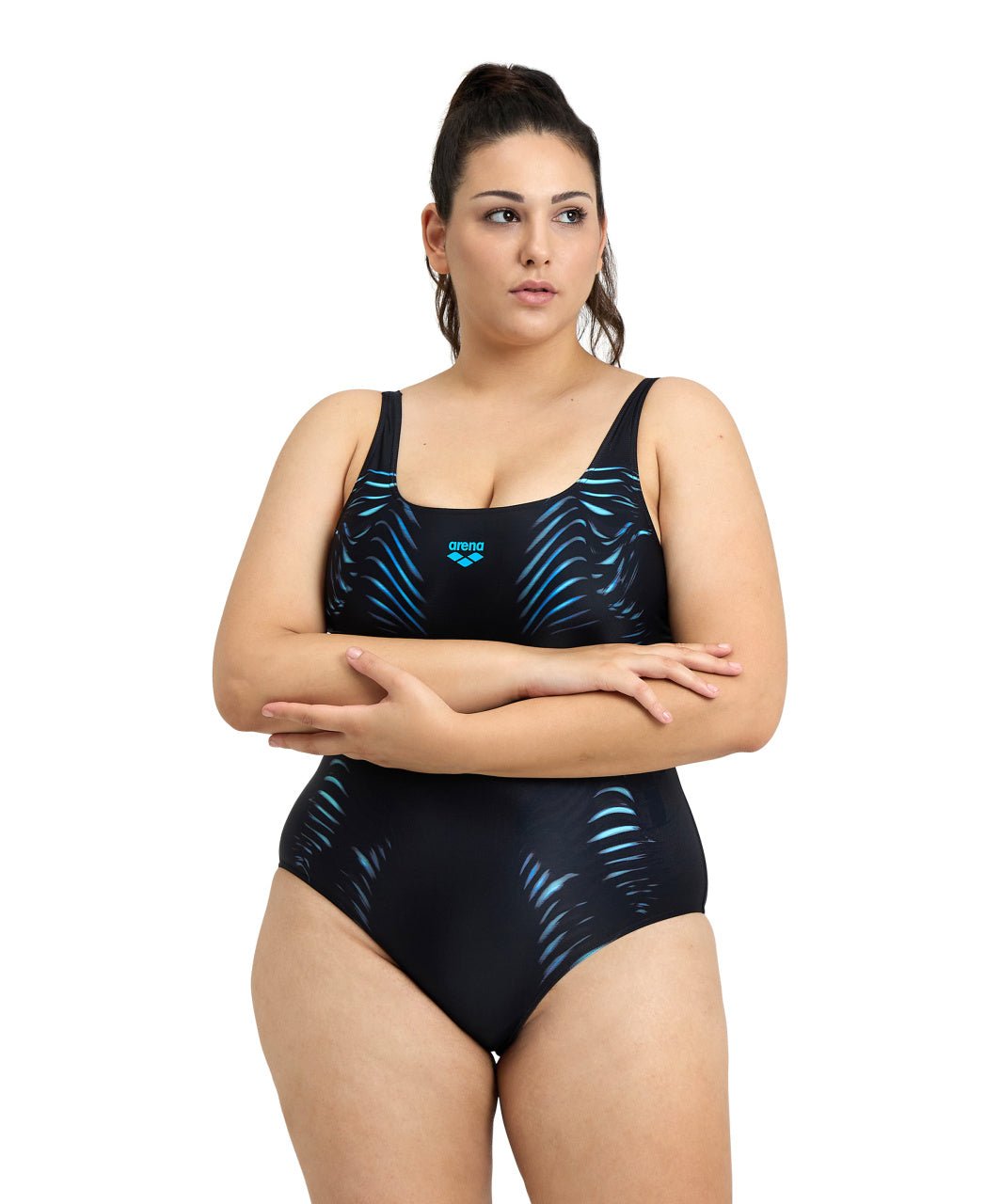 Imprint U - Back Plus naisten uimapuku, mustaArena
