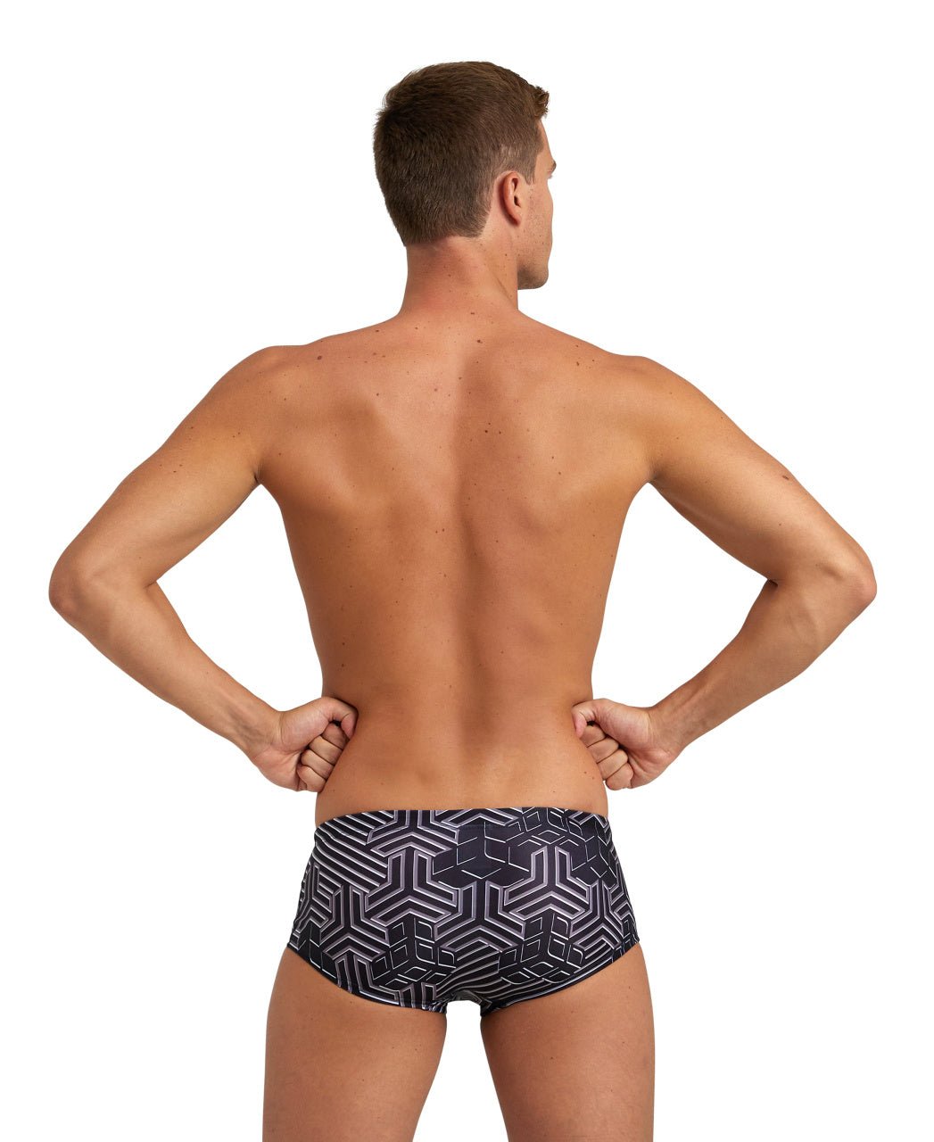 Kikko Pro Swim Low Waist Short miesten uimahousut, mustaArena