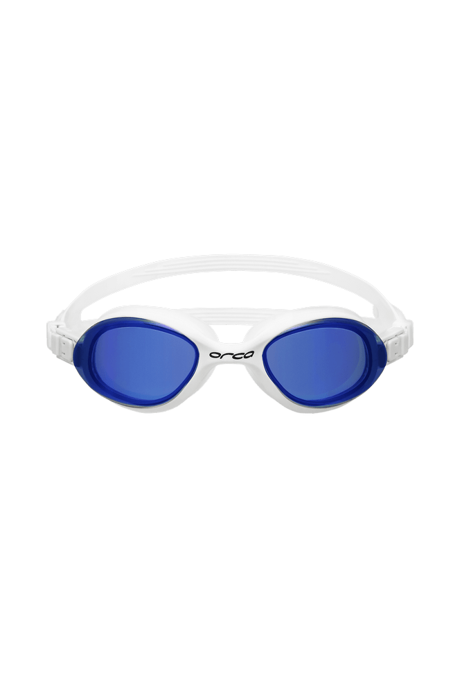 Killa 180º peililinssiset uimalasit avoveteen, sini - valkoinenOrca