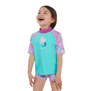 Lasten lyhythihainen uima - asu, turkoosi - pinkkiSpeedo
