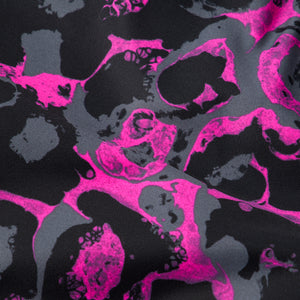 Evie Printed Shaping damtank, svart-rosa