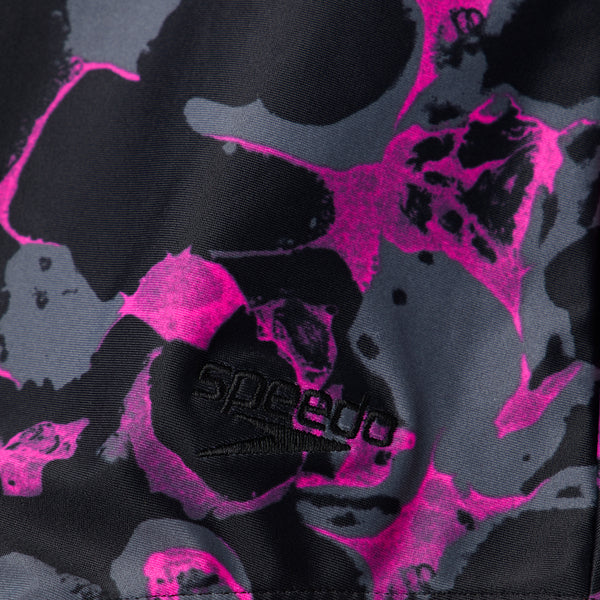 Lexi Printed Shaping dambaddräkt, svart-rosa