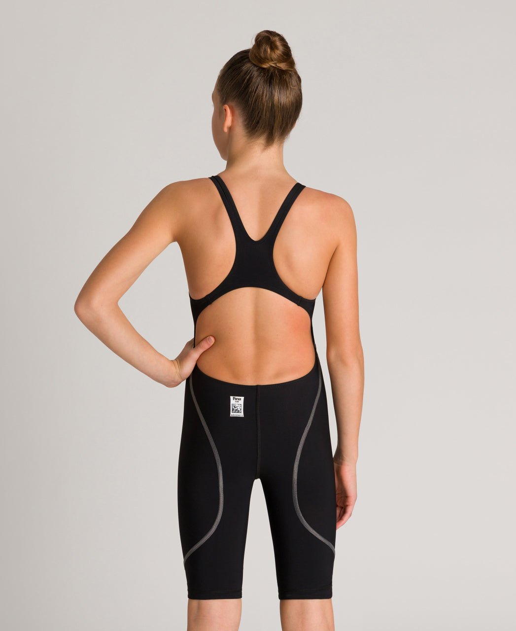 Powerskin ST 2.0 tyttöjen kilpapuku, mustaArena