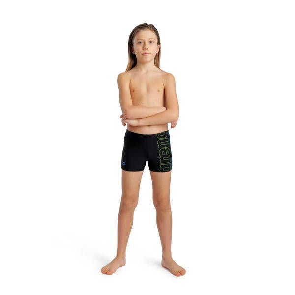 Swim Short Graphic Poikien uimahousut, mustaArena