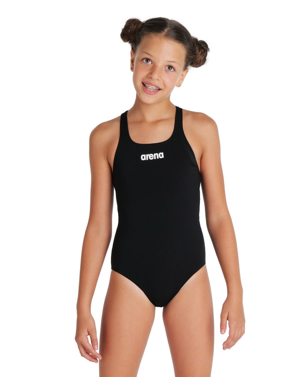 Team Swim Pro Solid tyttöjen uimapuku, mustaArena