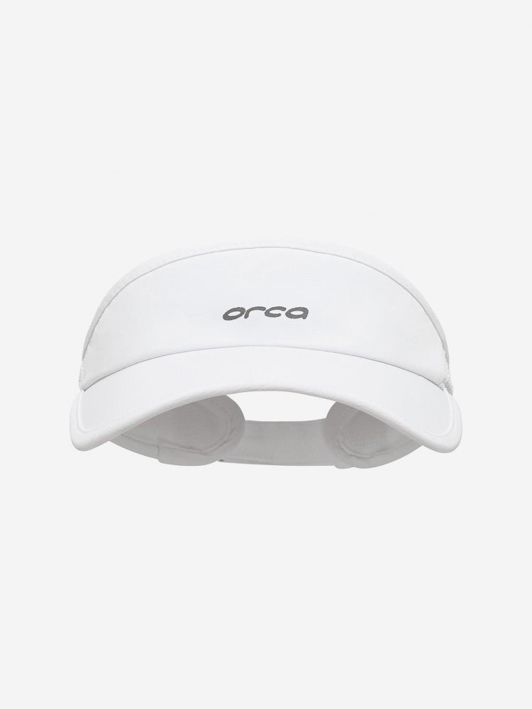 Unisex Visor juoksulippa triathloniin, valkoinenOrca