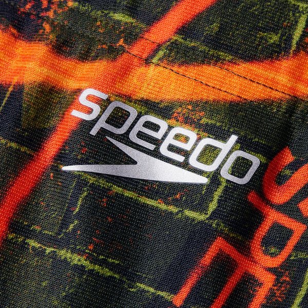 Wall Spray 17cm Brief miesten uimahousut, oranssi - vihreäSpeedo