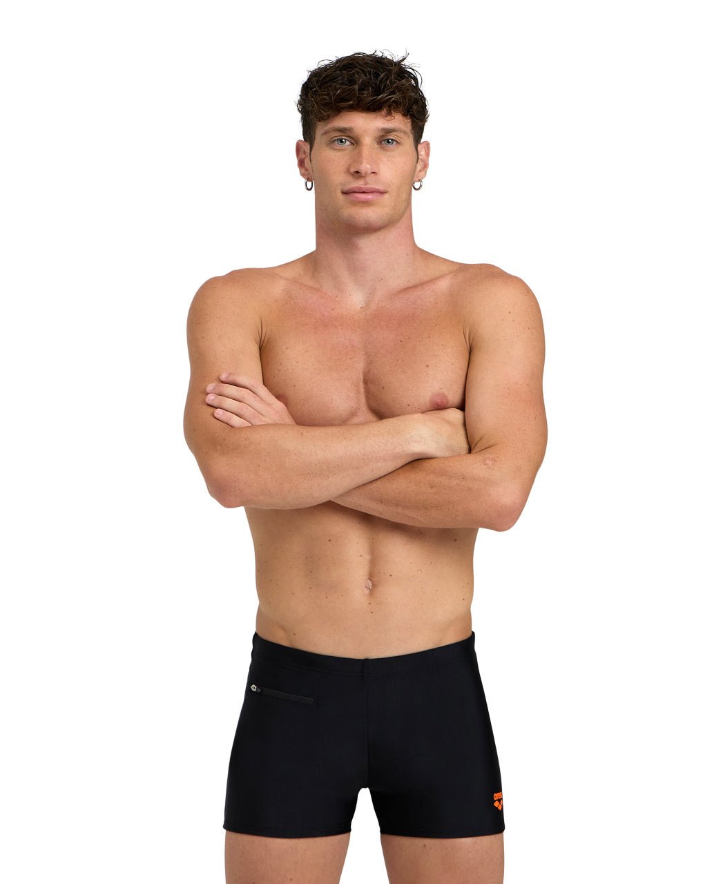 Zip Swim Short miesten uimahousut, mustaArena